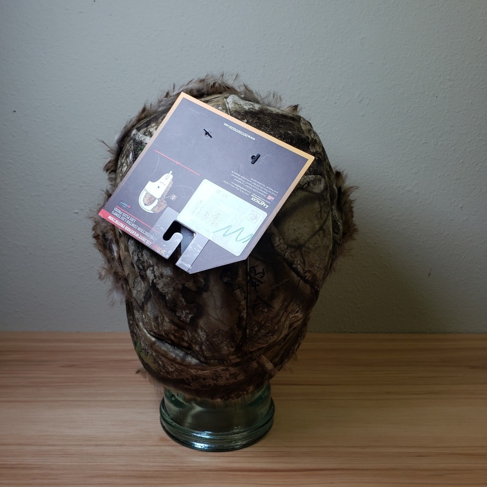Hot Shot Men's Size L/XL Trapper Hat‎ Real Tree APX Green Camoflauge Winter NWT - Picture 6 of 16